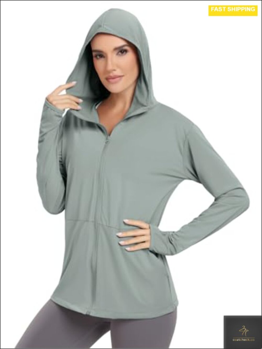 Women's UPF 50+ Sun Protection Hoodie Jacket Long Sleeve